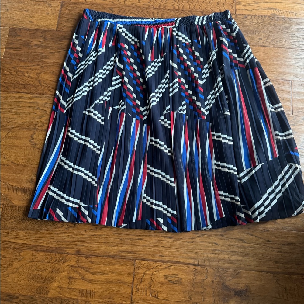Roz & Ali Pleated Abstract Skirt